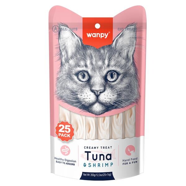 Wanpy Ton & Karides Krema Kedi Ödülü 14 GR 25 ADET | SRC: Barcode: 6927749871378